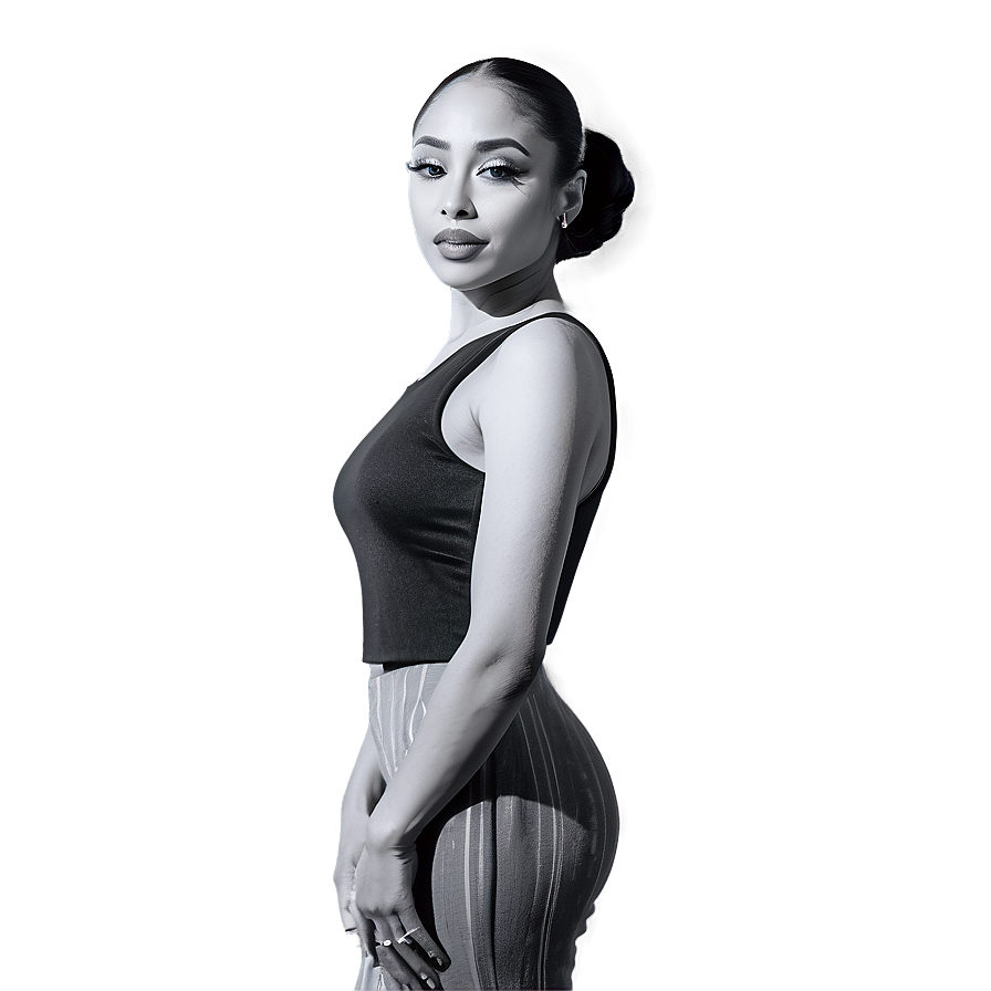 Sade In Black And White Png 06242024 PNG Image