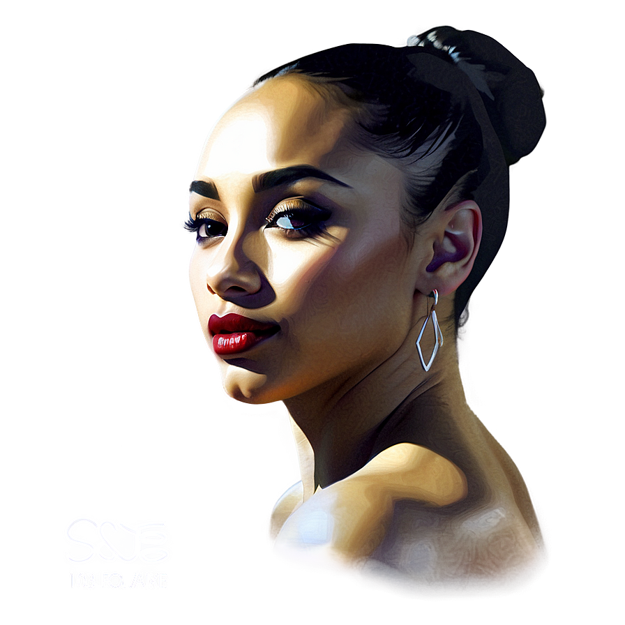 Sade Portrait Artwork Png 06242024 PNG Image