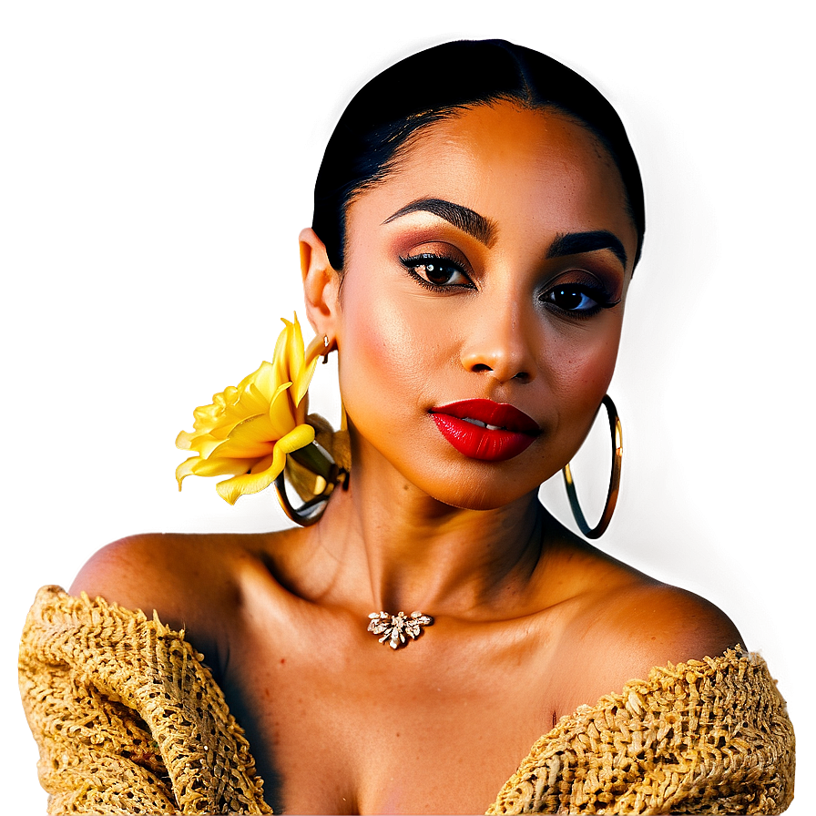 Sade's Glamorous Look Png 15 PNG Image