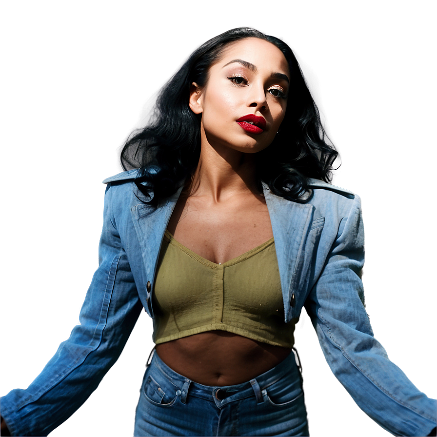 Sade's Signature Look Png 95 PNG Image