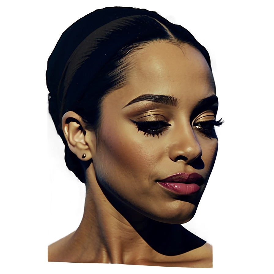 Sade Silhouette Design Png Cap PNG Image