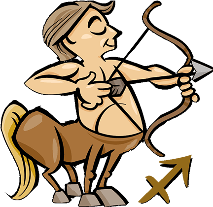 Sagittarius Zodiac Cartoon PNG Image