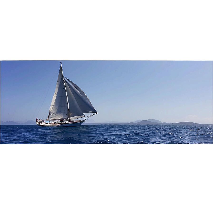 Sailboat On Horizon Png Qli PNG Image