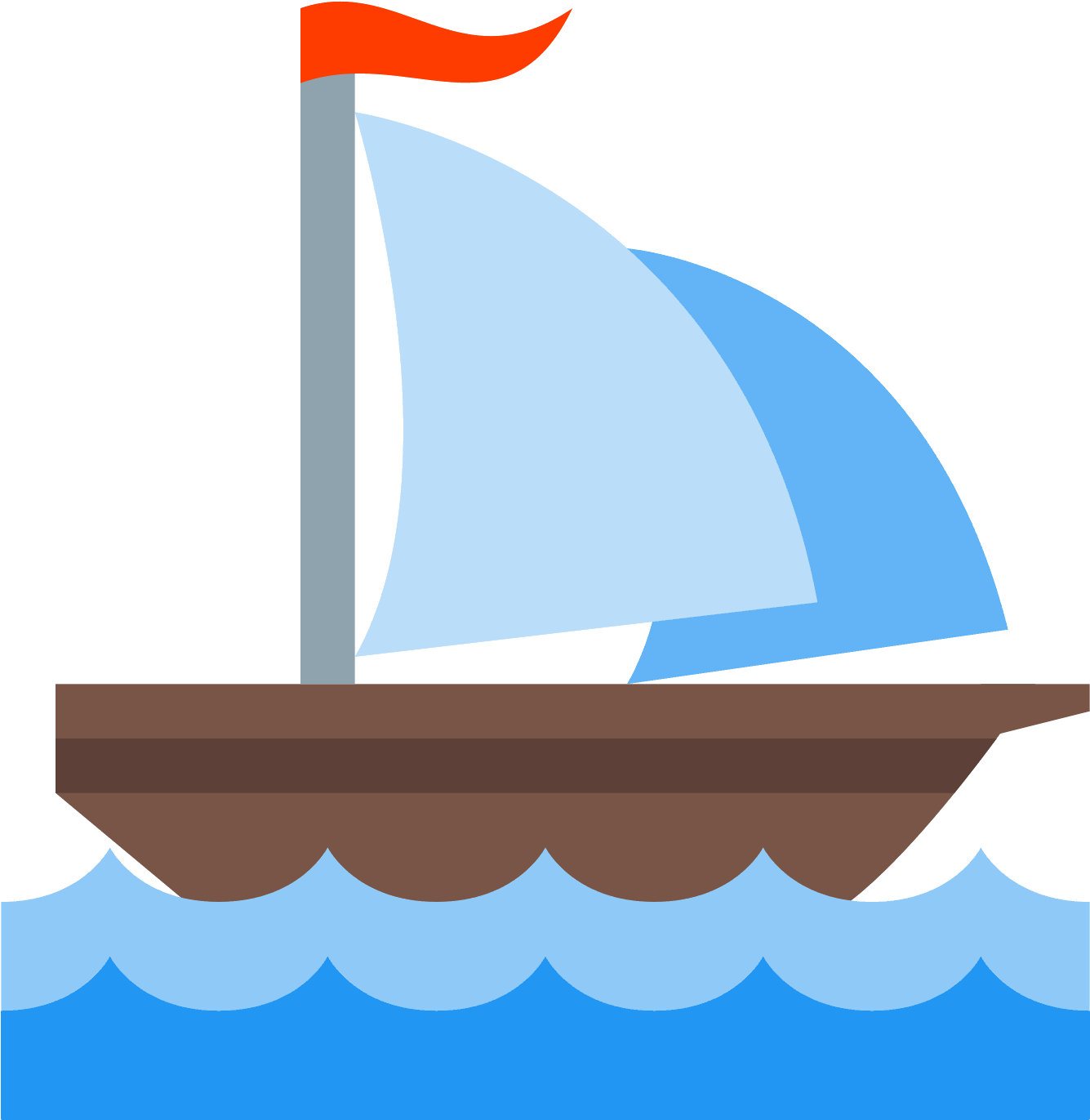 Sailboat Vector Illustration PNG Image