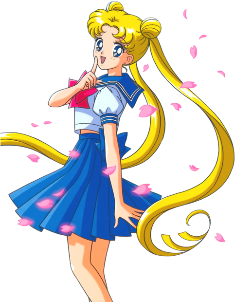 Sailor Moon Character Pose PNG Image