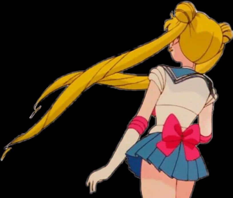 Sailor Moon Character Pose PNG Image