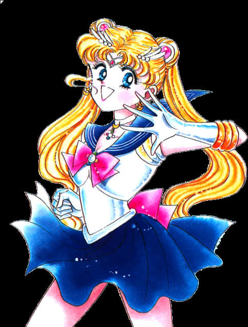 Sailor Moon Classic Pose PNG Image