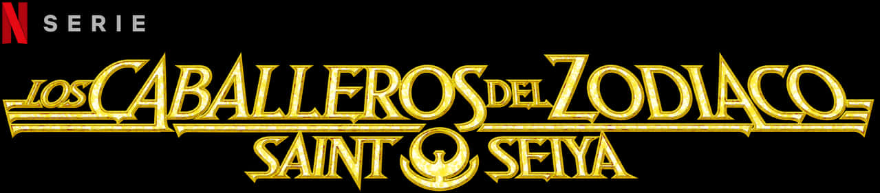 Saint Seiya Series Logo Netflix PNG Image