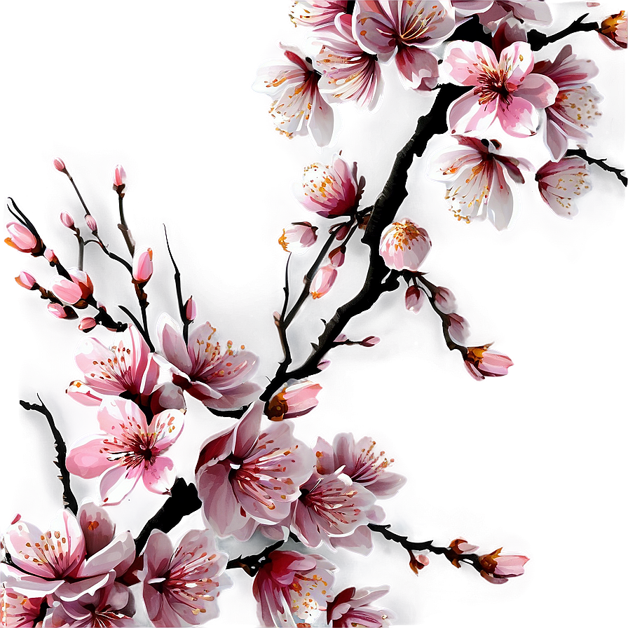 Sakura Blossom Background Png Ery13 PNG Image