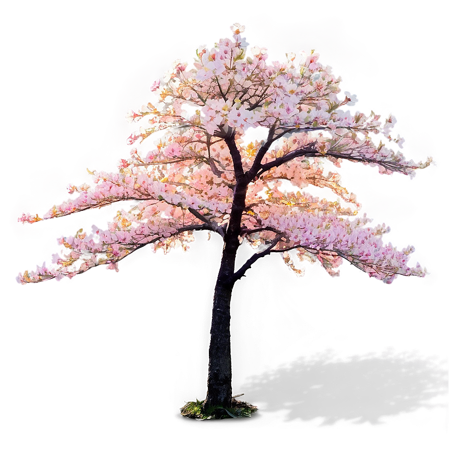 Sakura Tree During Golden Hour Png 39 PNG Image