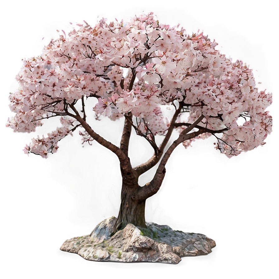 Sakura Tree Panoramic View Png 06122024 PNG Image