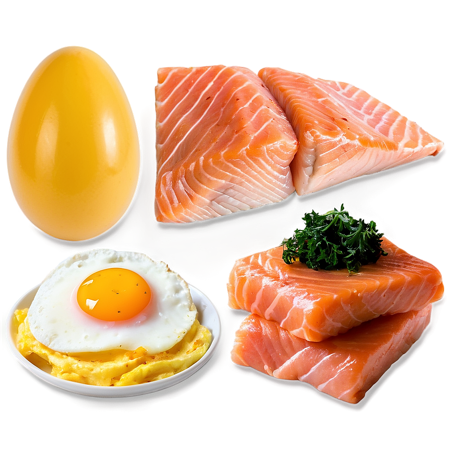 Salmon And Egg Breakfast Png 73 PNG Image