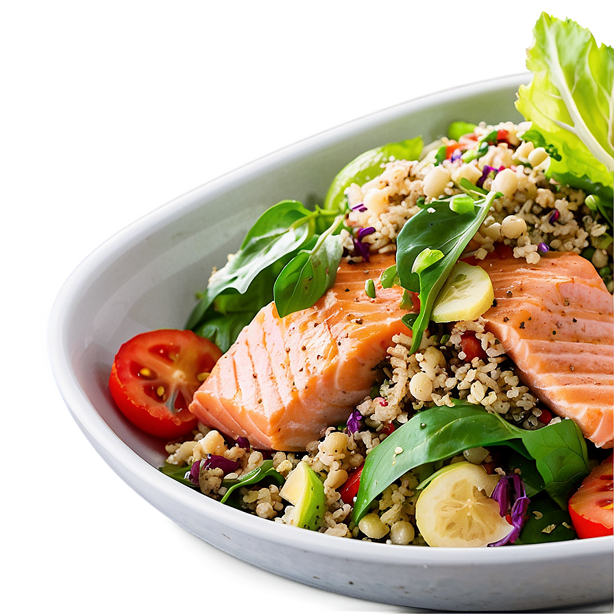 Salmon And Quinoa Salad Png 11 PNG Image