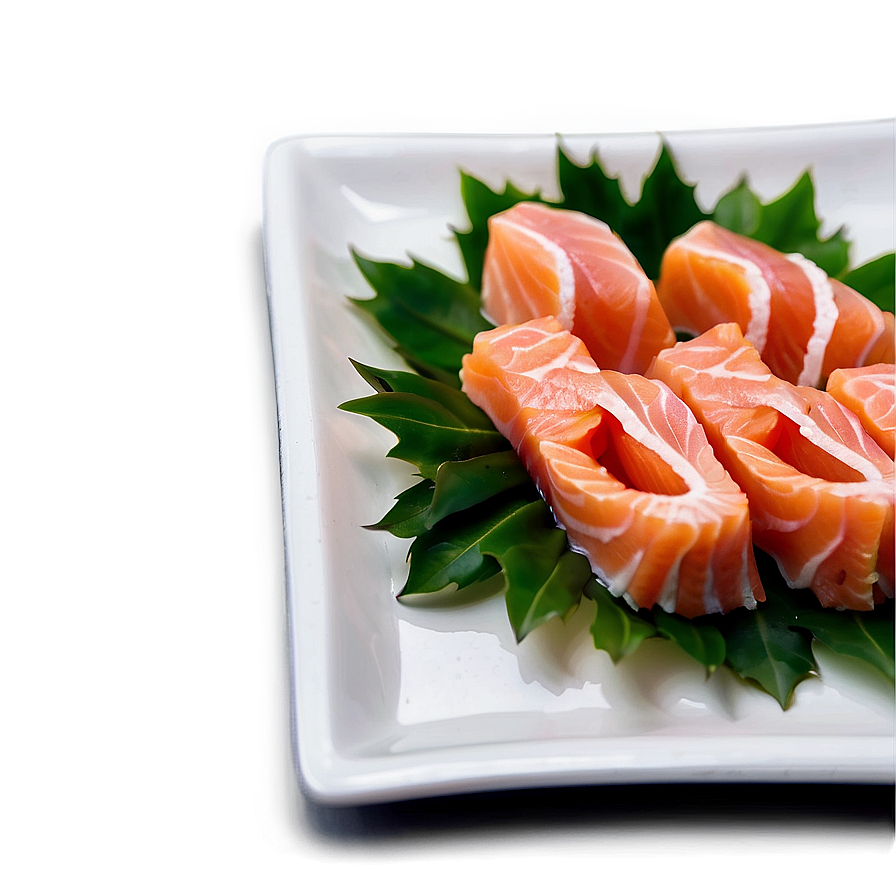 Salmon Sashimi Platter Png Qlq PNG Image