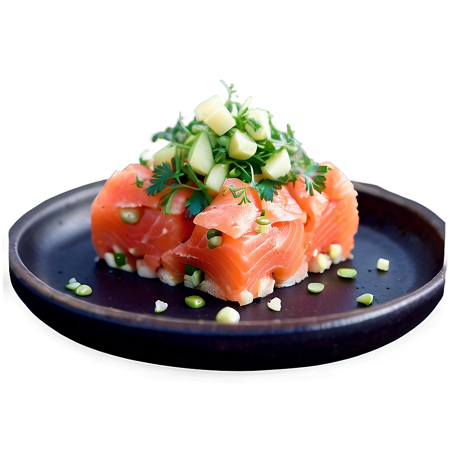 Salmon Tartare Dish Png Mix24 PNG Image