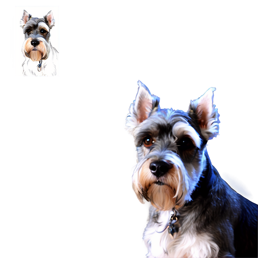 Salt And Pepper Schnauzer Png Uln13 PNG Image