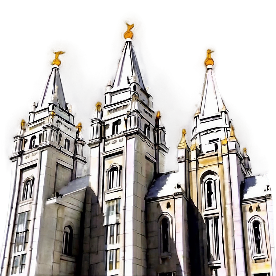 Salt Lake Temple Utah Png Nha PNG Image