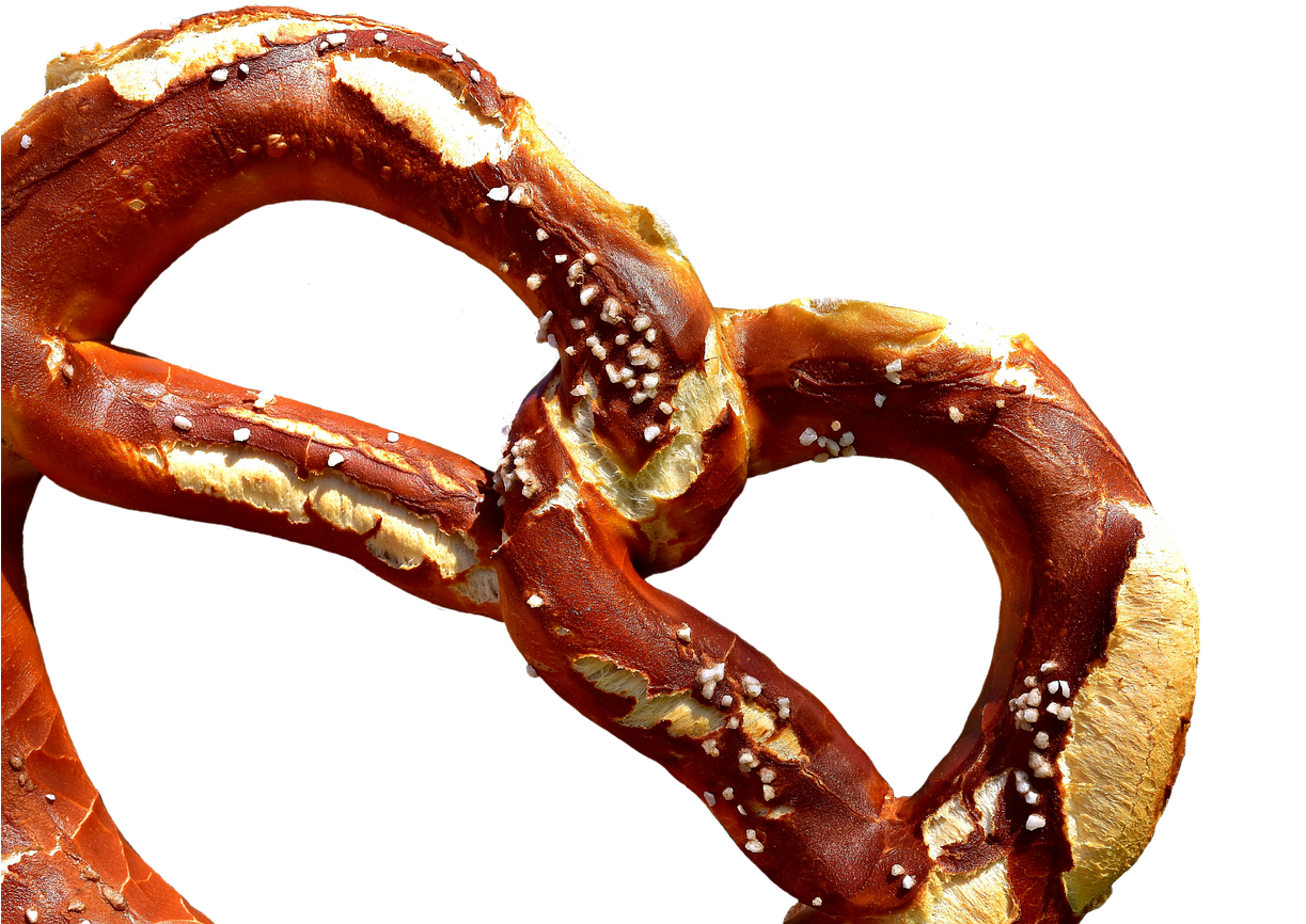 Salted Pretzel Closeup.png PNG Image