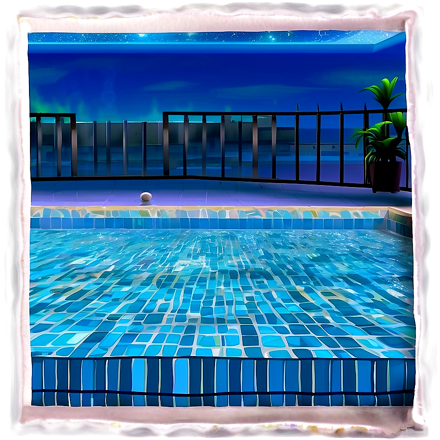 Saltwater Swimming Pool Png 3 PNG Image