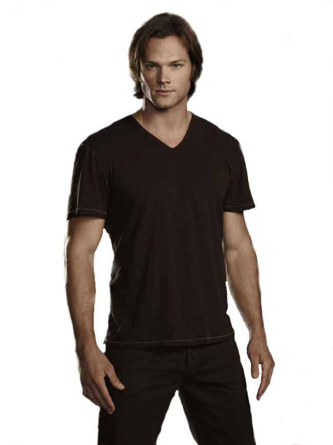 Sam Winchester Standing Pose PNG Image