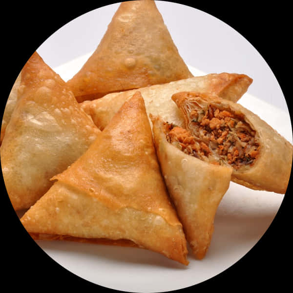 Samosason Plate PNG Image