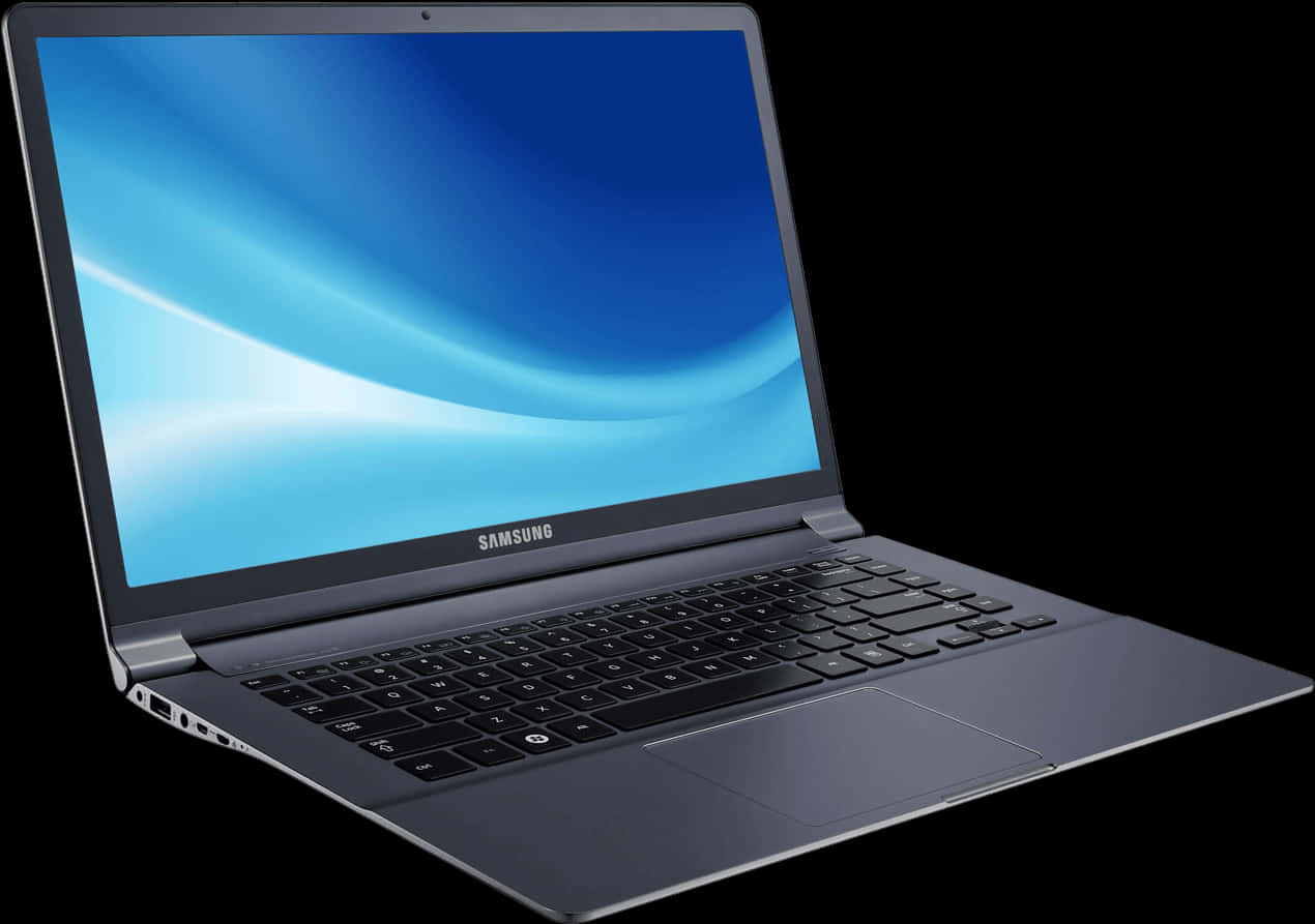 Samsung Laptop Blue Screen PNG Image