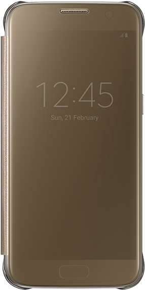 Samsung Smartphone Clear View Cover PNG Image