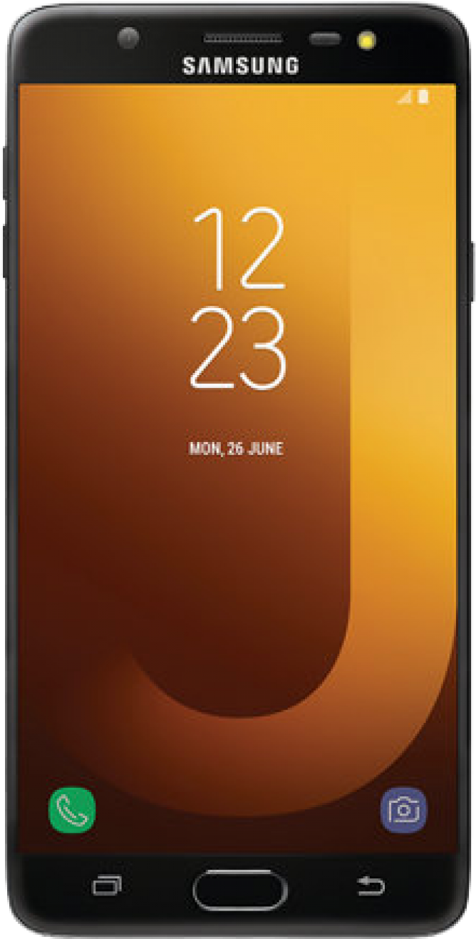 Samsung Smartphone Display Clock PNG Image