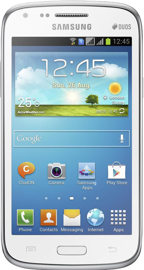 Samsung Smartphone Duos Model PNG Image