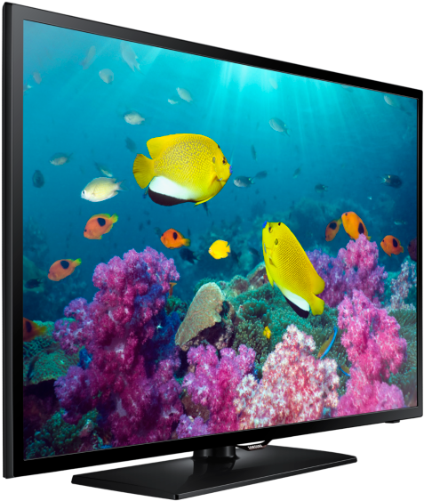 Samsung T V Aquatic Display Quality PNG Image