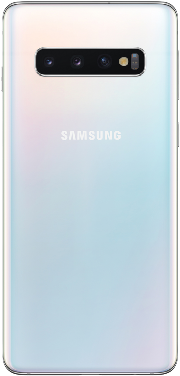 Samsung Triple Camera Smartphone Back View PNG Image