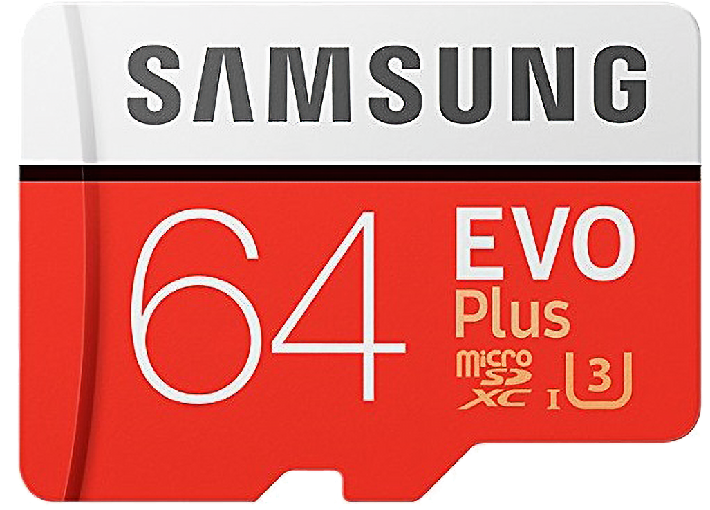 Samsung64 G B E V O Plus Micro S D Card PNG Image