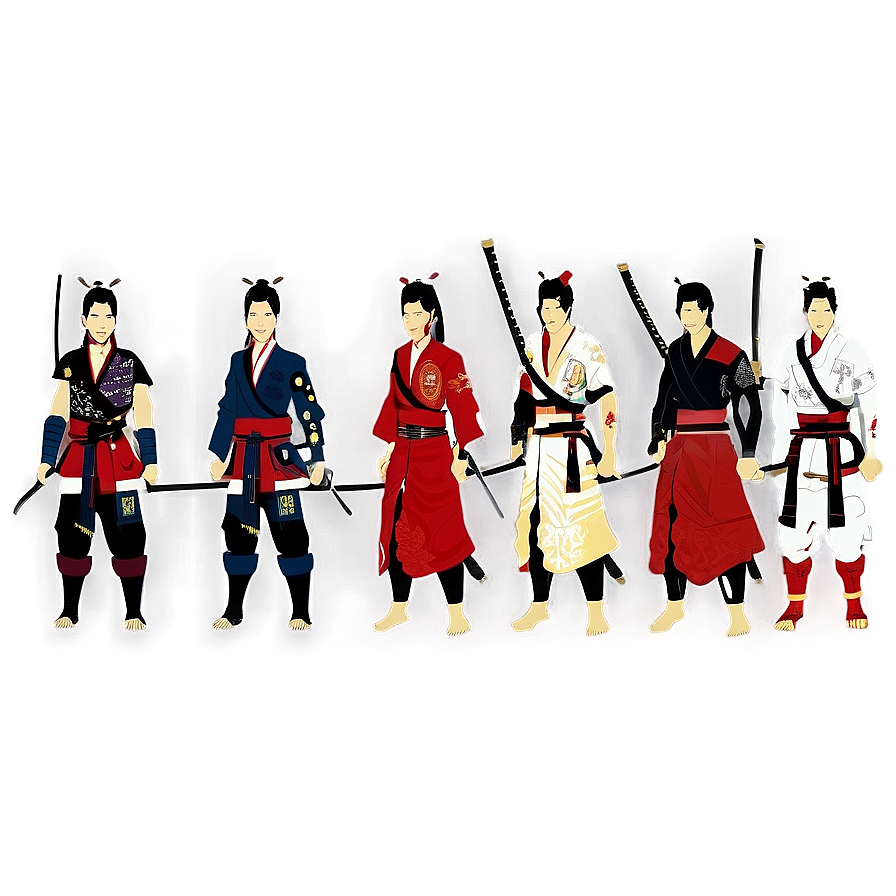 Samurai Characters Png Veu96 PNG Image