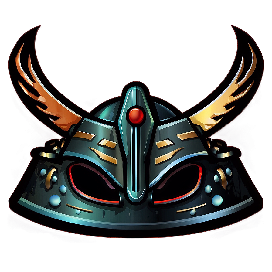 Samurai Helmet Logo Png Tth PNG Image