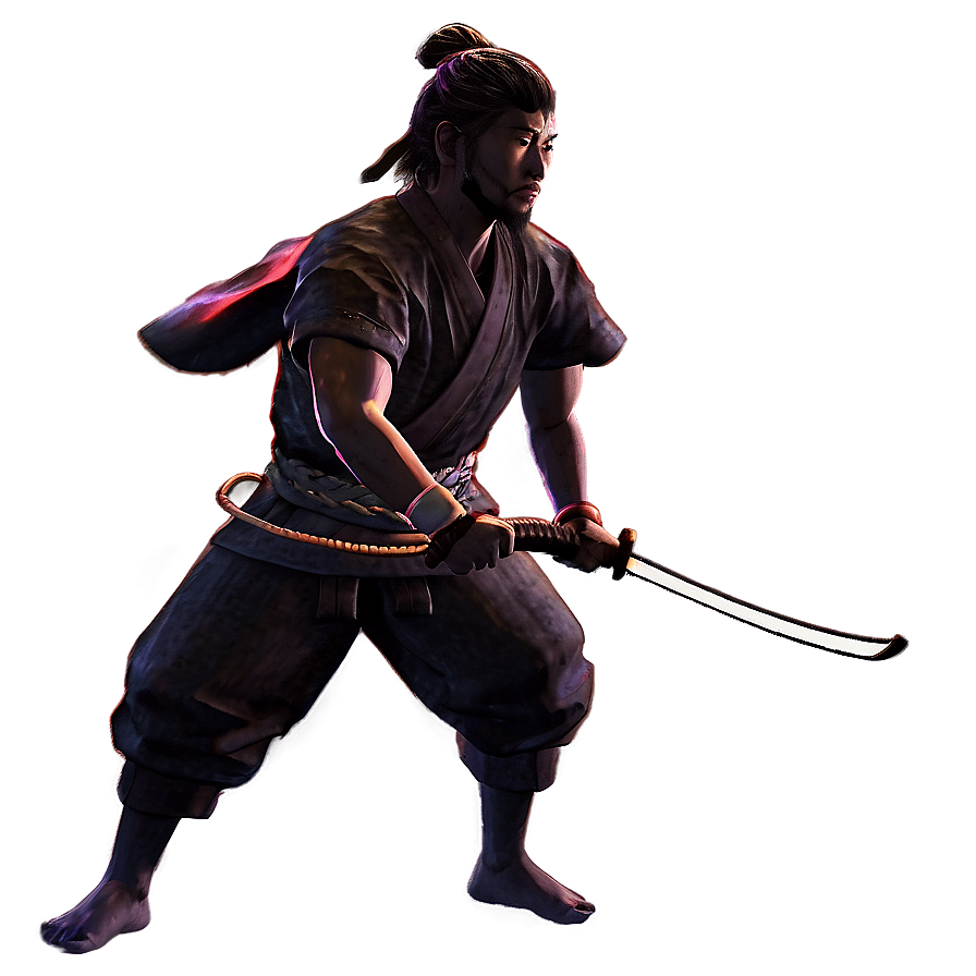 Samurai In Fire Png Tcy63 PNG Image