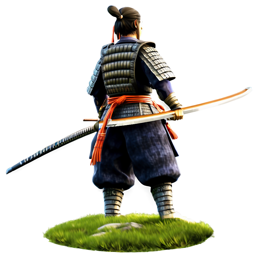 Samurai With Bow Png 05212024 PNG Image