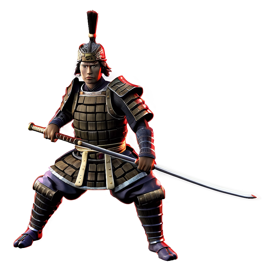 Samurai With Spear Png Eqq94 PNG Image