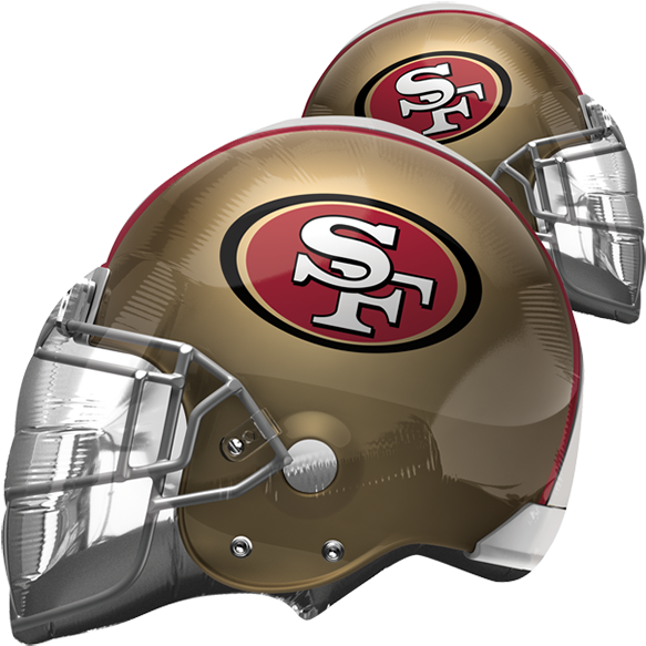 San Francisco49ers Football Helmets PNG Image