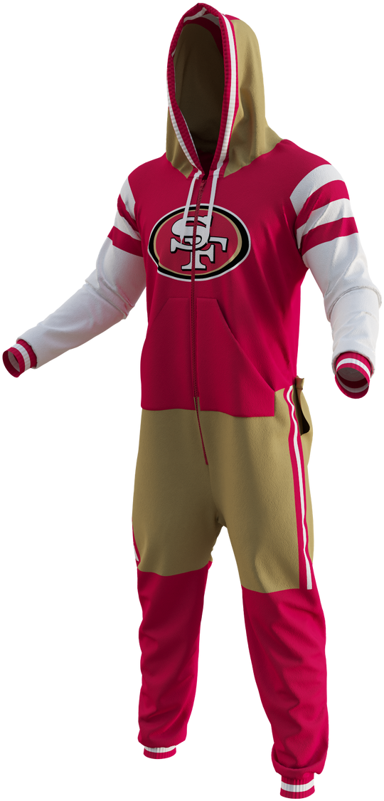 San Francisco49ers Themed Onesie PNG Image