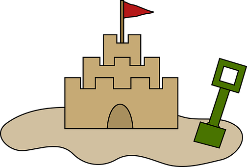 Sand Castle Beach Toy PNG Image