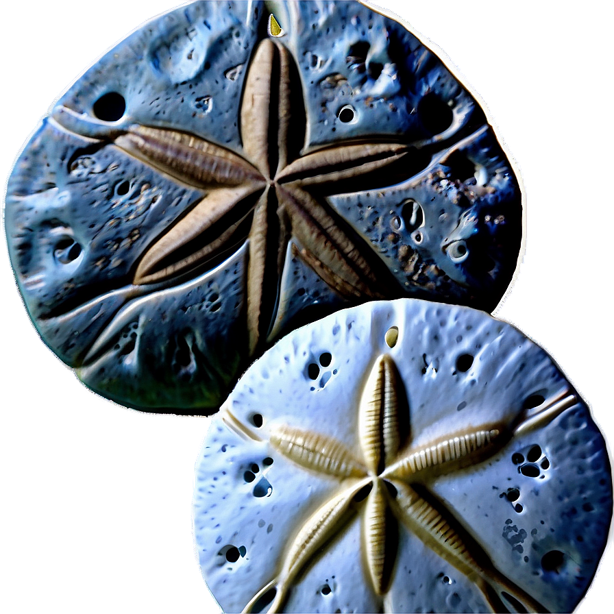 Sand Dollar With Ocean Background Png Cdu PNG Image