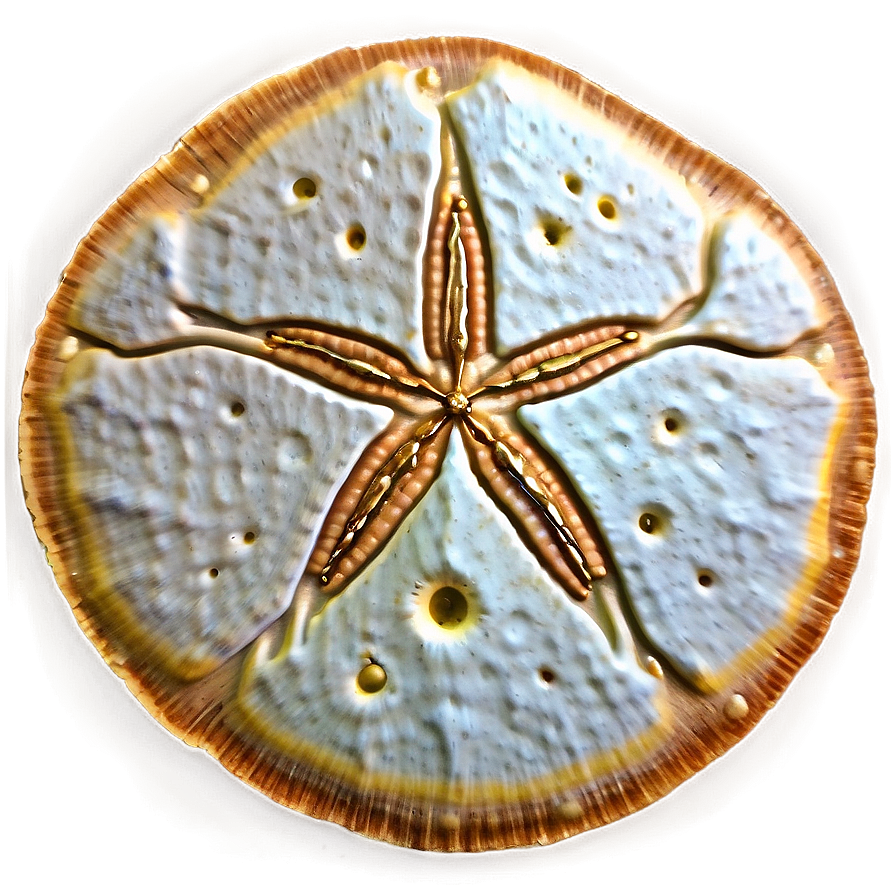 Sand Dollar With Waves Png 73 PNG Image