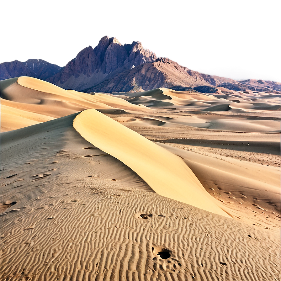 Sand Dunes And Rocky Peaks Png Mcp71 PNG Image