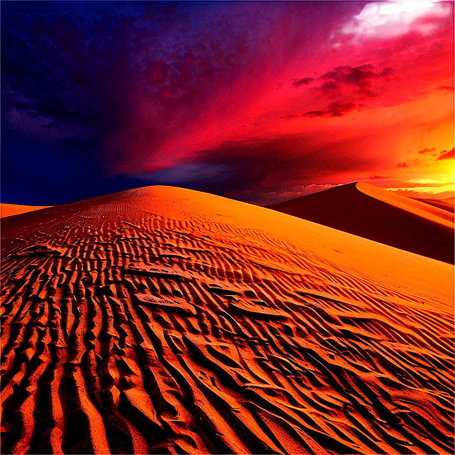 Sand Dunes And Sunset Colors Png Uxa80 PNG Image