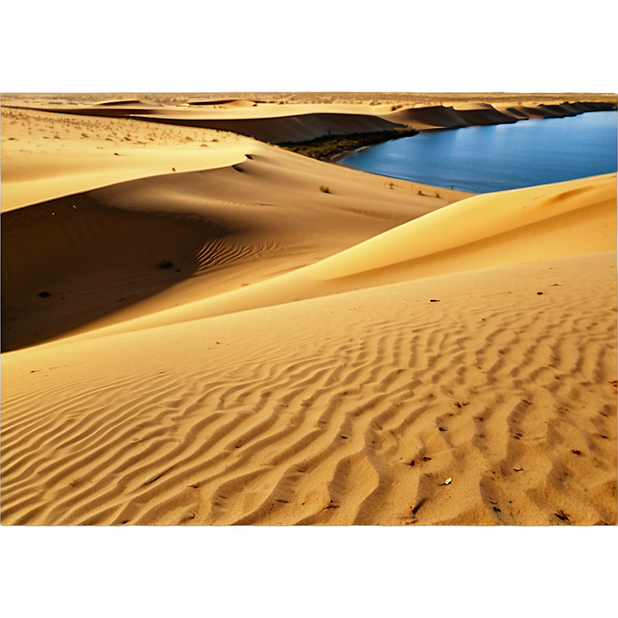 Sand Dunes Under Blue Sky Png Hvy89 PNG Image