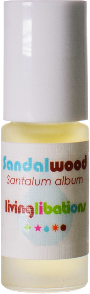 Sandalwood Essential Oil Bottle PNG Image