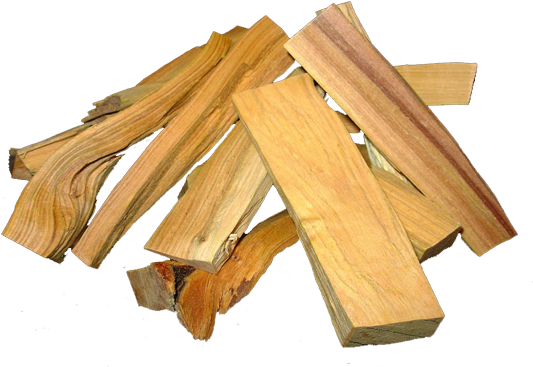 Sandalwood Logs Pile PNG Image