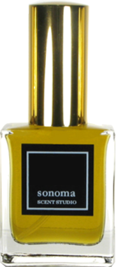 Sandalwood Scented Perfume Bottle PNG Image