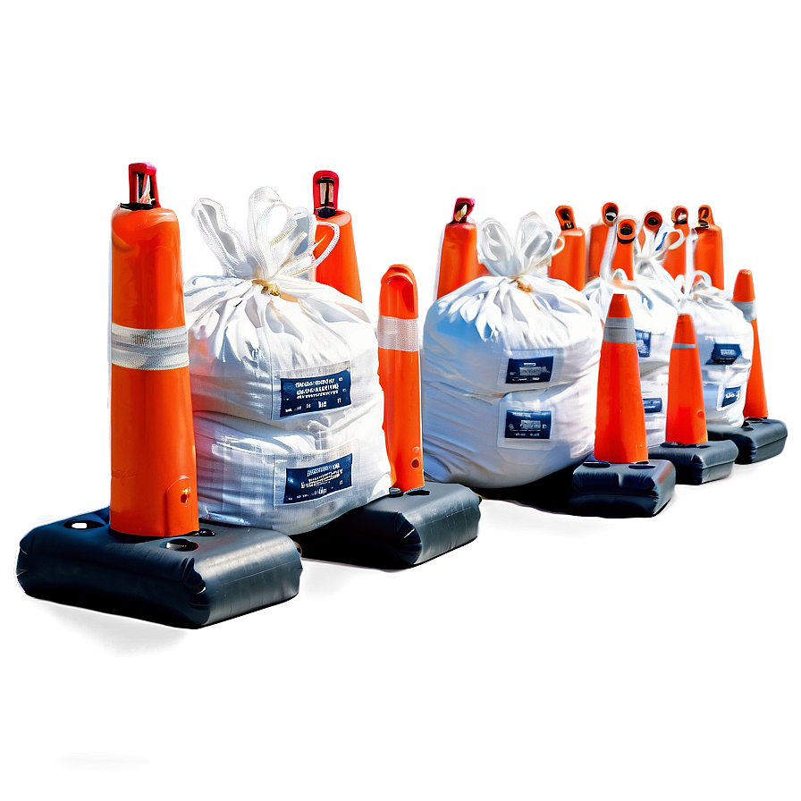 Sandbags For Traffic Control Png Vmn PNG Image