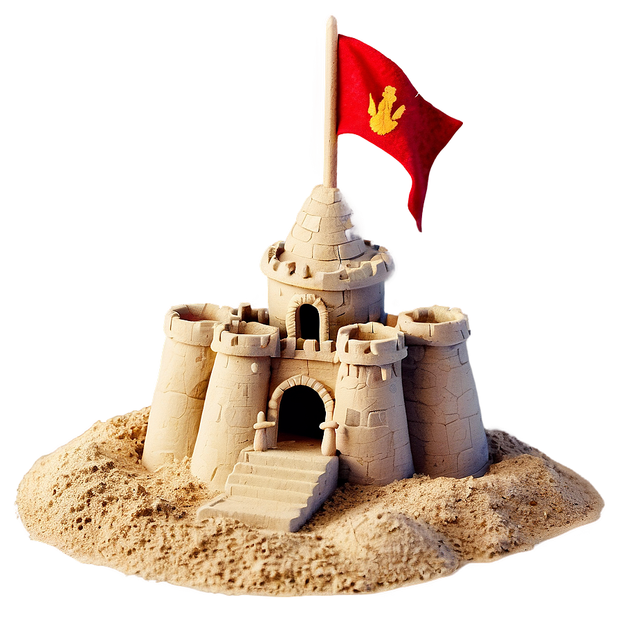 Sandcastle Artwork Png 06212024 PNG Image